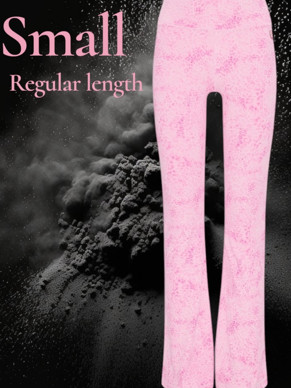 PINK LEOPARD BNWT! SMALL/REGULAR LENGTH Relay Flare Leggings